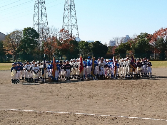 花見川区少年軟式野球連盟 第24回秋季大会・第19回秋季低学年大会　閉会式