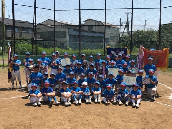 花見川区少年軟式野球連盟　第25回夏季大会閉会式
